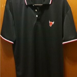 Chicago Bulls Black Polo Shirt